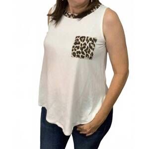NEW EMERALD COLLECTION women's sleeveless top in ivory